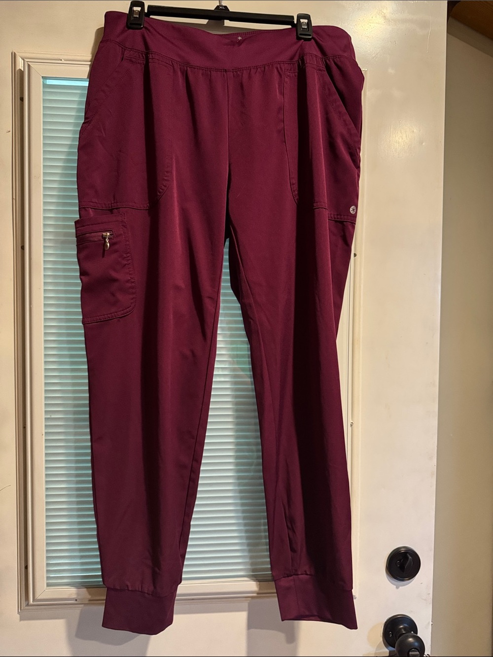 Women’s Burgundy Jogger Track Pants